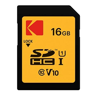 Immagine di 16GB Scheda SD Kodak SDHC Classe 10 Gold+ UHS I U1 Ka.Blist [EKMSD16GHC10K]