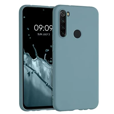 Immagine di kwmobile Custodia Compatibile con Xiaomi Redmi Note 8 (2019/2021) Cover Back Case per Smartphone in Silicone TPU Protezione Gommata artic night