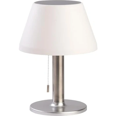 Immagine di BOLD Lampada da tavolo a LED batteria esterno/lampada LED, senza fili, per esterni (connettore USB C + solare, fino 6 ore, IP44, dimmerabile 3 livelli e luce notturna)