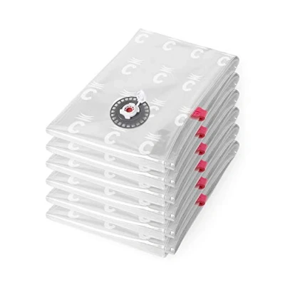 Immagine di Compactor Set 6 x Sacco salvaspazio sottovuoto Trasparente 55 90 H.0.2 cm
