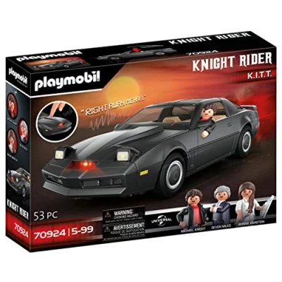 Immagine di PLAYMOBIL 70924 Knight Rider, K.I.T.T., con luci e Suoni Originali, per i Piccoli Grandi Fan di 5 99 Anni