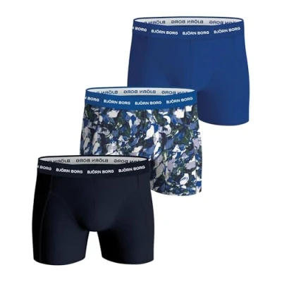 Immagine di Boxer da uomo in cotone elasticizzato Björn Borg (confezione 3)
