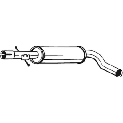 Immagine di BOSAL 220 663 Silenziatore Centrale SKODA: Octavia 1 Combi