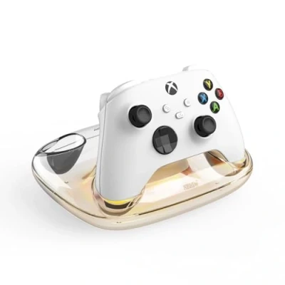 Immagine di 8BitDo Dual Charging Dock For Xbox Wireless Controllers White. EU PLUG POWER ADAPTER, BATTERIES INCLUDED