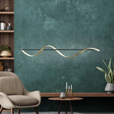 Immagine di Q Smart Home Paul Neuhaus Swing lampada sospens. antr./ottone
