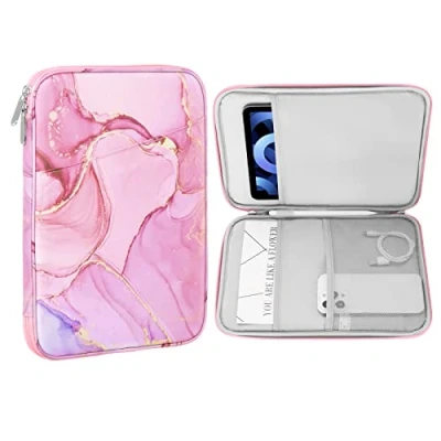 Immagine di MoKo 9 11 Custodia Protettiva Compatibile con iPad PRO M4 2024/11 Pollici Air M2 2024/iPad 10a 10,9 5/4 10,9, Galaxy Tab S9/S8/A8/A7 2022, Rosa nuvoloso
