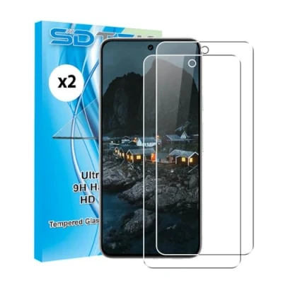 Immagine di SDTEK *2 Pack Vetro Temperato per Google Pixel 8a Pellicola Protettiva Protezione Protettore Glass Screen Protector