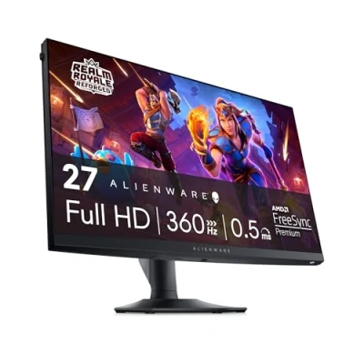 Immagine di Alienware AW2724HF 27&quot; Full HD (1920x1080) Monitor Gaming, 360Hz, Fast IPS, 0.5ms, AMD FreeSync Premium, VESA AdaptiveSync, 99% sRGB, HDR 10, 2x DisplayPort, HDMI, 5x USB, 3 Anni di Garanzia