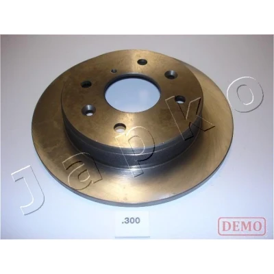 Immagine di JAPKO 61300C Disco freno Assale posteriore 253,8 10,1 4 66 pieno verniciato