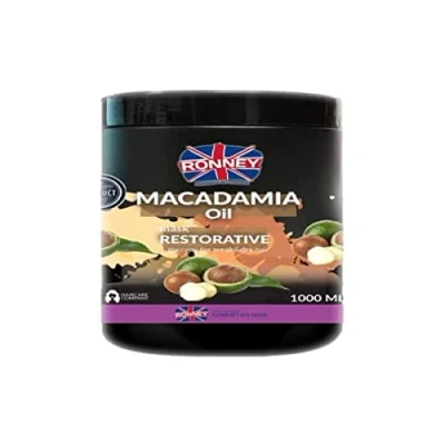 Immagine di Ronney Macadamia Oil Complex Professional Restorative Theraphy Mask, maschera per capelli, 1000 ml