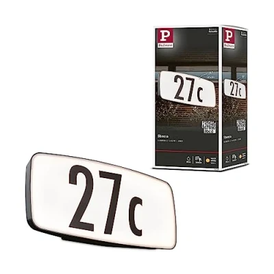 Immagine di Paulmann Sheera 94506 Lampada da parete per esterni a LED (monocolore) 6.5 W Bianco