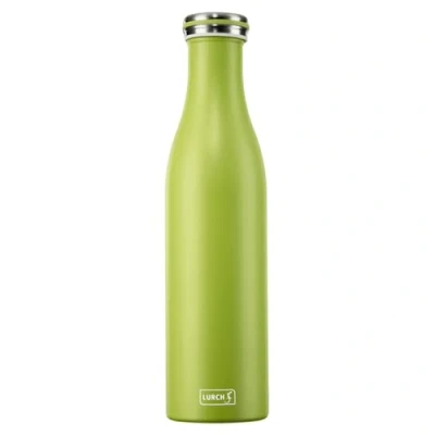 Immagine di Lurch 240866 Borraccia Termica Acqua con Beccuccio, per Bevande Calde e Fredde, in Acciaio Inox a Doppia Parete, 0,75 l, Verde Fresco