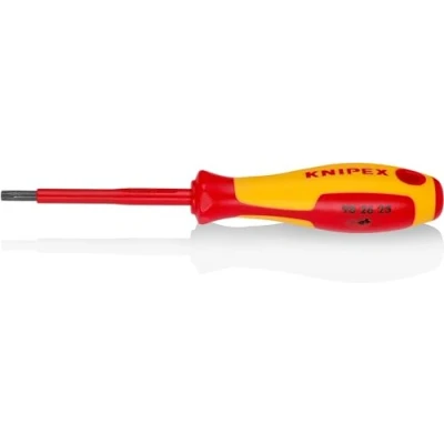 Immagine di Cacciavite a sei punte Knipex Werk VDE Dimensione (Cacciavite) T 25 Lunghezza della lama: 80 mm DIN EN 60900
