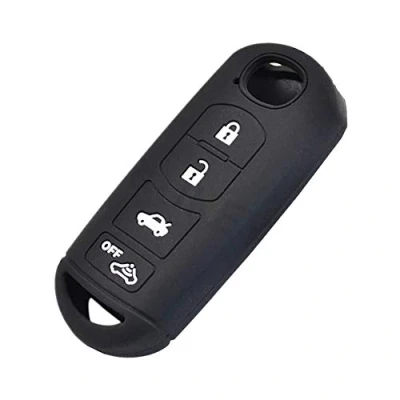 Immagine di Happyit Cover in silicone per chiave auto, telecomando a 2 pulsanti 4 Buttons
