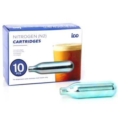 Immagine di Impeccable Culinary Objects (ICO) ICON2 10 Cartuccia N2 Nitro caffè, Acciaio