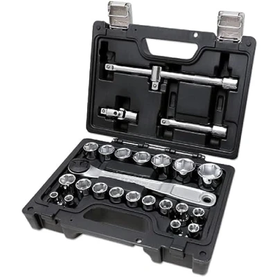 Immagine di Beta BW 923E/C25 Assortimento di 20 chiavi a bussola esagonali e 5 accessori, in cassetta plastica