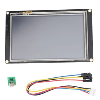 Immagine di Aihasd English Nextion Enhanced 5,0&#039;&#039; HMI USART UART TFT Pannello di visualizzazione touch Screen seriale resistivo Modulo schermo LCD Panel (NX4832K050)