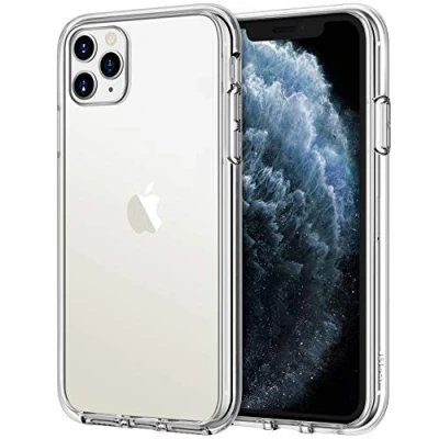 Immagine di JETech Cover per iPhone 11 PRO (2019) 5,8 Pollici, Anti Ingiallimento Custodia Case con Assorbimento degli Urti e Graffio (Trasparente)