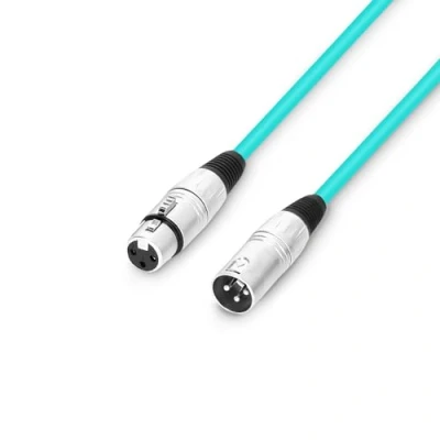 Immagine di Adam Hall Cables 3 STAR MMF 0100 GRN Cavo microfono XLR femmina su maschio, 1 m, verde