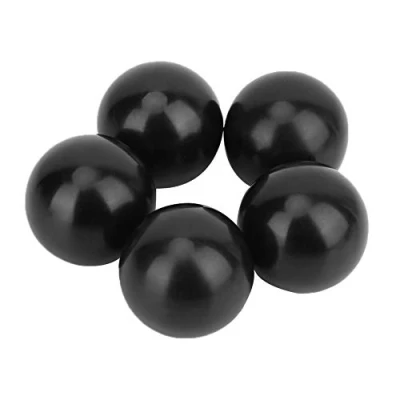 Immagine di Marhynchus Manopola con leva a sfera parti di fissaggio dadi pomello cambio 5 pezzi in bachelite nera dado rame filettato femmina M10 35mm