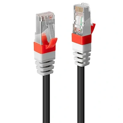 Immagine di LINDY 45362 RJ45 cavo di rete, patch CAT 6A S/STP 0.50 m Nero 1 pz.