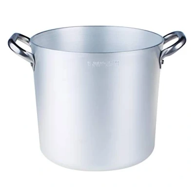 Immagine di Pentole Agnelli ALMA10342 Pentola Alta con Due Maniglie Inox, Argento, 42 cm, 1 Pezzo