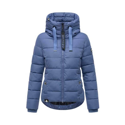 Immagine di Navahoo Giacca invernale da donna calda trapuntata con colletto alto e cappuccio regolabile Amayaa XS XXL, Cannella rustica,