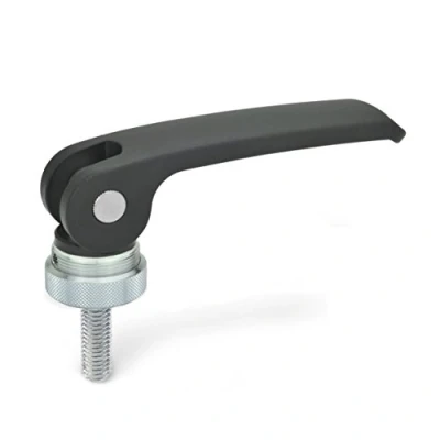Immagine di Ganter Norm elementi Eccentrico e con vite, 1 pezzi, nero, GN 927 82 M8 60 a B