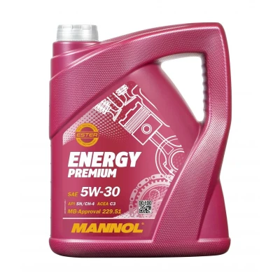 Immagine di Mannol Energy Premium 5W 30 5l Olio motore MN7908 5 VOLKSWAGEN: Golf 7, 4, Polo IV Hatchback, BMW: 1 3 Sedan, Touring mister auto,