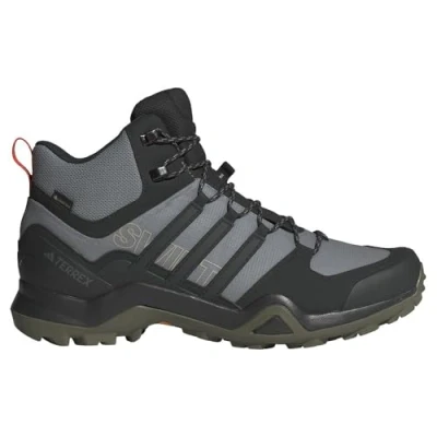 Immagine di adidas Terrex Swift R2 Mid Gore Tex Hiking Shoes, Uomo, Solid Grey/Core Black/Olive Strata, 48 EU