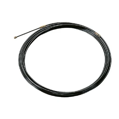 Immagine di POLY POOL PP0220 Sonda Passacavi ø 4mm Elettricista Professionale 10 metri in Nylon Perlon con Codolo Flessibile, Guidacurve, Terminale a Occhiello