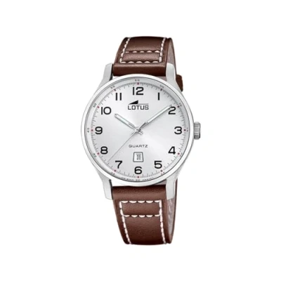 Immagine di LOTUS Orologio 18954/1 da Uomo, in Acciaio Inossidabile e Pelle Marrone 18954