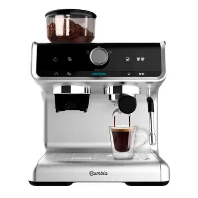 Immagine di Cecotec Macchina del caffè Cumbia Power Espresso 20 Barista Cream macinacaffè da bar con thermoblock, 2,5 L, Vaporizzatore, 1550 W