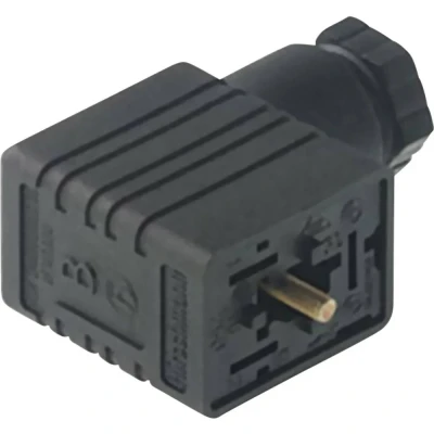 Immagine di Presa del conduttore con inserto elettronico Nero GML 209 NJ GB1 Poli:2 + PE 933 398 100 1 Hirschmann Contenuto: pz.