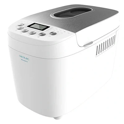 Immagine di Cecotec Macchina per il Pane Programmi Automatici Bread&amp;Co 1500 Perfectcook. 850 W, 1,5Kg, 15 programmi, 2 resistori, Programmabile 15ore, lavabile lavastoviglie, 3 Livelli di Tostatura, Display LCD