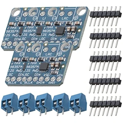 Immagine di AZDelivery 5 x MAX98357A I2S 3W Mono amplificatore classe D senza filtro Breakout Module DAC Decoder Audio Board con una vasta gamma di applicazioni tra cui E Book