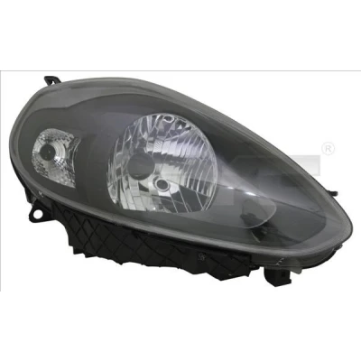Immagine di TYC 20 12262 25 2 Fari Sx H4, P21W con luce guida diurna per veicolo circolazione Dx motore elettrico FIAT: Punto Evo Hatchback
