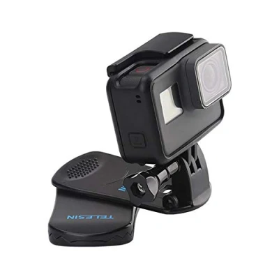 Immagine di TELESIN 360 Gradi Rotatorio Zaino Clip Supporto per Cinturino a Sgancio Rapido GoPro Hero 2018 7 6 5 4 3/ Session, Xiaomi YI 4K Lite MIJIA, OKASO, Campark, Polaroid Action Camera Accessori