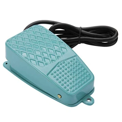 Immagine di interruttore a pedale TFS 2, antiscivolo in metallo momentaneo AC 250V 10A SPDT NO NC, Certificazione CE