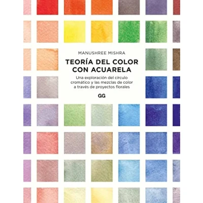 Immagine di Teoría del color con acuarela: Una exploración círculo cromático y las mezclas de a través proyectos florales