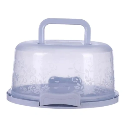 Immagine di OUBEIDUO Porta torte portatile rimovibile vassoio per cupcake supporto da viaggio e contenitore il trasporto di Potlucks con manico