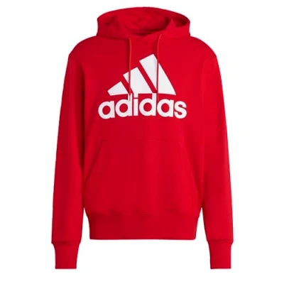Immagine di adidas Sportswear Essentials Felpa con cappuccio, Uomo, Taglia: Small, Better scarlet/white