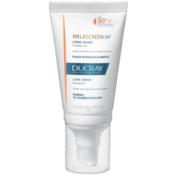 Immagine di Ducray Melascreen UV Crema Solare Leggera Spf 50+ per Pelli da Normali a Miste 40 ml