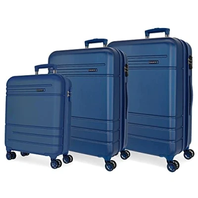 Immagine di MOVOM Galaxy Set di valigie grigio 55/68/78 cm Rigida ABS Chiusura con combinazione laterale 217 L 11,64 kg 4 ruote doppie equipaggiamento a mano