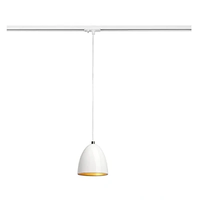 Immagine di SLV Bianco monofase para Cone 14, Spot LED, faretto, Lampada a soffitto, Sistema binari, Illuminazione da Interno / GU10 35W