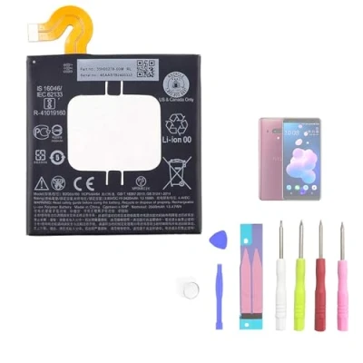 Immagine di Aousavo B2Q55100 Batteria di ricambio compatibile con HTC U12 Plus U12+ 35H00278 00M kit attrezzi
