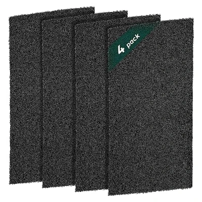 Immagine di filtro compatibile con Bauknecht Privileg Whirlpool HX 481010354757, per asciugatrice può essere utilizzato al posto del Bauknecht, 225 x 107 8 mm (Set da 4)