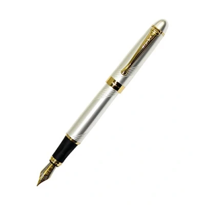 Immagine di Gullor Jinhao X450 Penna stilografica, colore: argento e oro