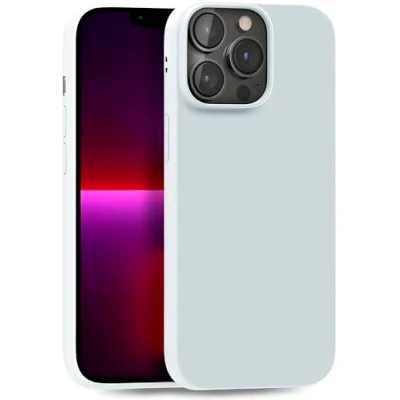 Immagine di MyGadget Cover per iPhone 13 Pro Custodia Protettiva in Silicone Morbido Case TPU Flessibile Ultra Protezione Antiurto &amp; Antigraffio Bianco