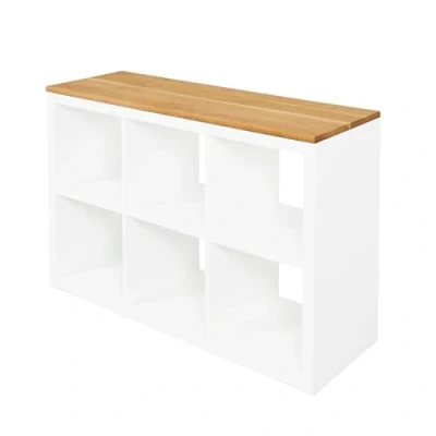 Immagine di Natural Goods Berlin 1 Pannello di copertura Kallax in rovere fai da te I K E A Upcycling 2 cm spessore per armadio davanzale della finestra 112 x 39